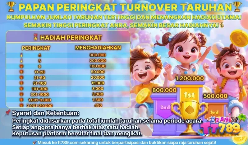 PAPAN PERINGKAT TURNOVER TARUHAN